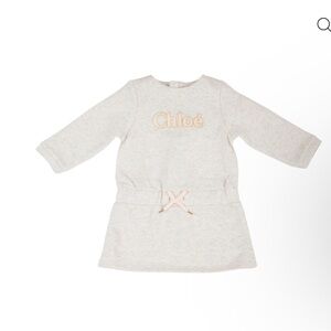 Chloe Cream Long Sleeve Casual Dress